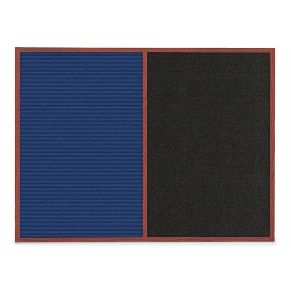 Slim Style Indoor Enclosed Corkboard, 48